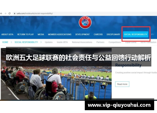 欧洲五大足球联赛的社会责任与公益回馈行动解析
