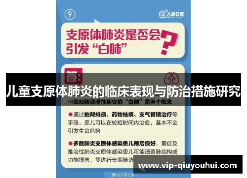 儿童支原体肺炎的临床表现与防治措施研究